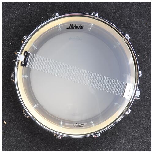Image 6 - Ludwig LB464R 14″ x 6.5″ Raw Brass Phonic Snare Drum